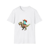 Parrot Dinosaur Cowboy Unisex Softstyle T-Shirt