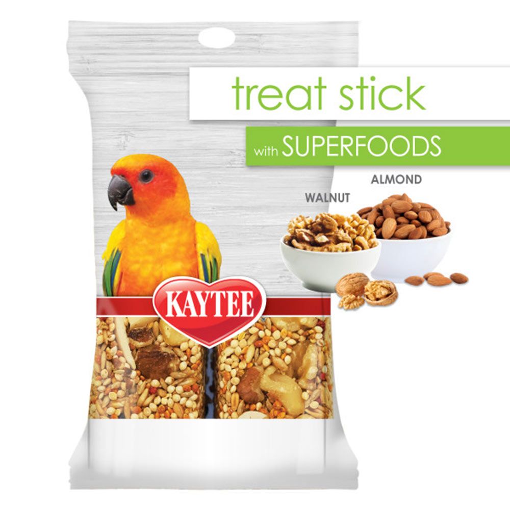 Kaytee Avian Almond Walnut Superfood Treat Stick