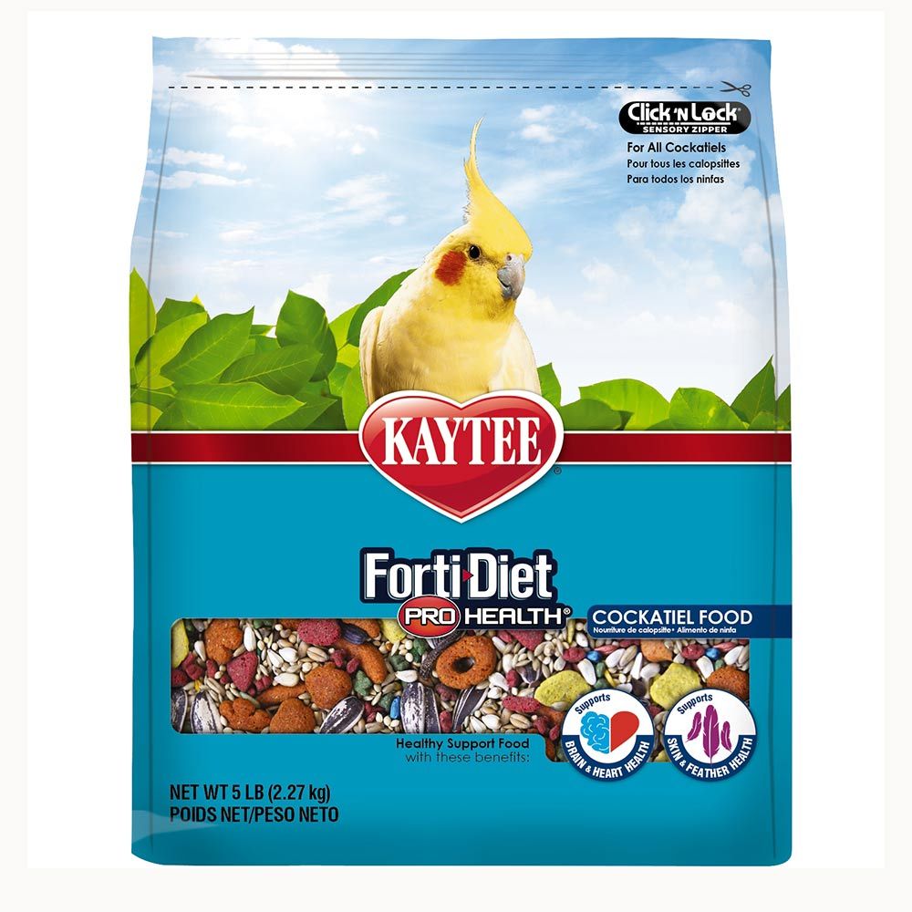 Kaytee Forti-Diet Pro Health Cockatiel Food - 5 LB