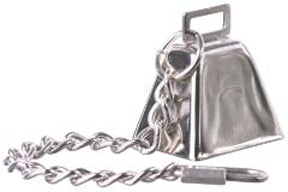 Cow Bell with Chain - Medium