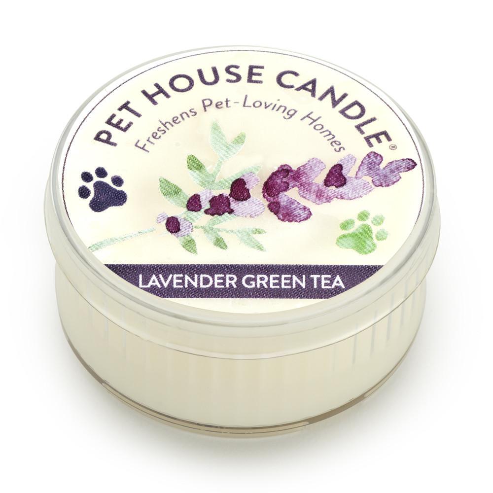 Lavender Green Tea Mini Pet House Candle