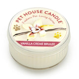 Vanilla Creme Brulee Mini Pet House Candle